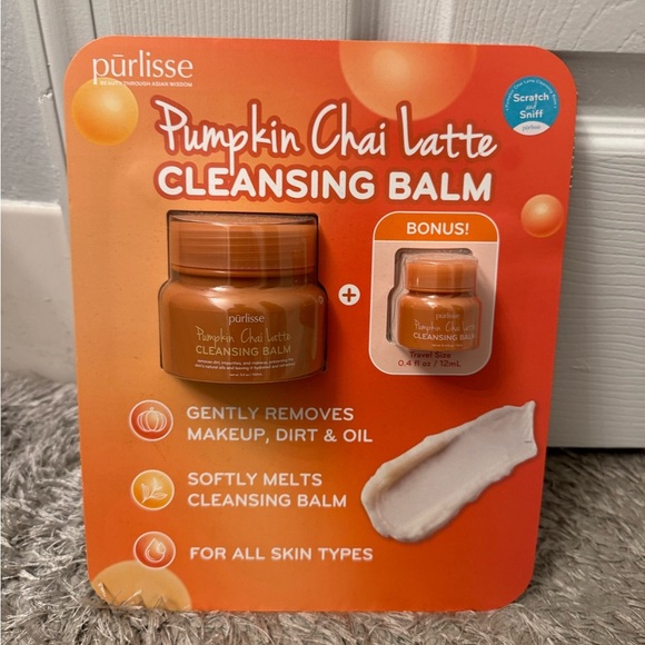 Purlisse Pumpkin Chai Latte Cleansing Balm Set! - Picture 1 of 3